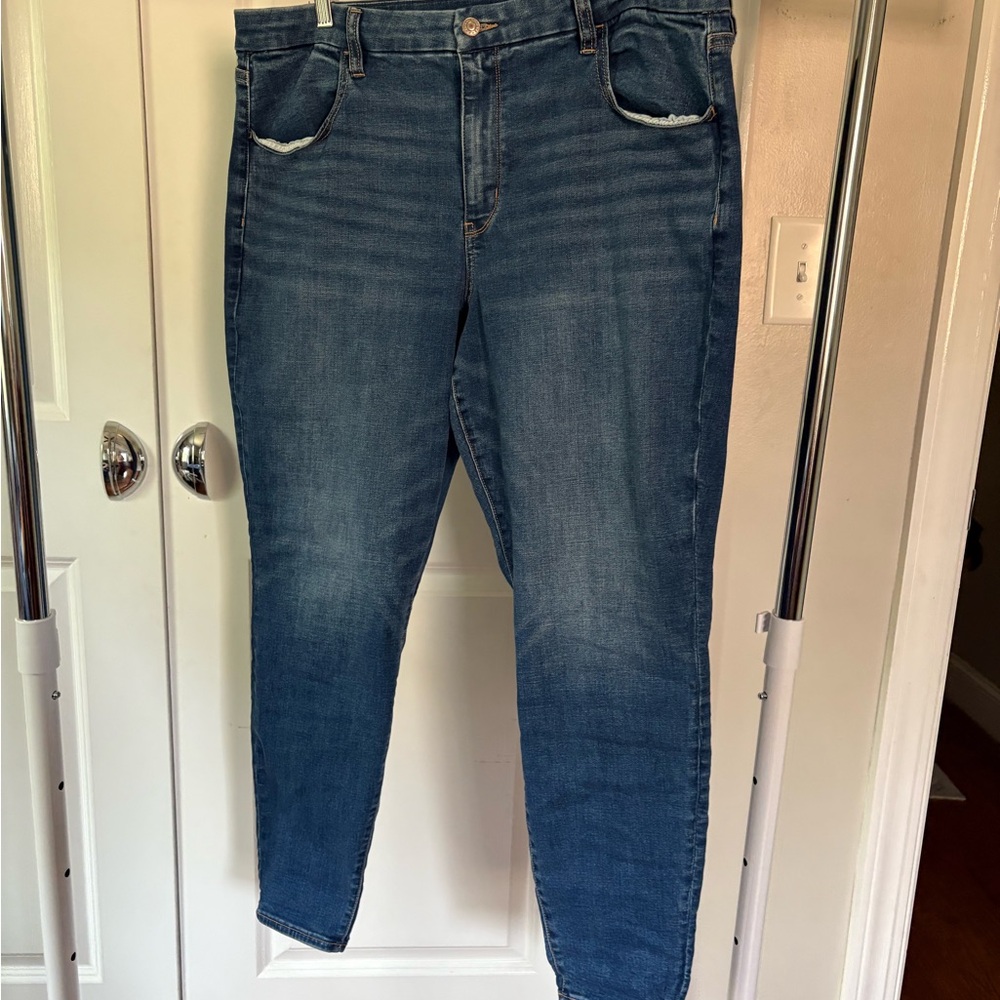American Eagle Outfitters Dark Blue Skinny Jeans